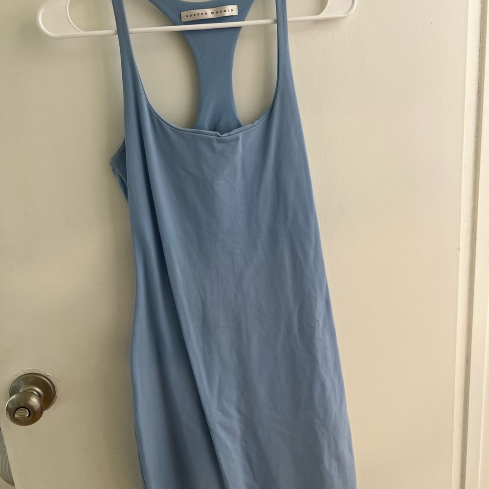 SUSANA MÓNACO LIGHT BLUE DRESS